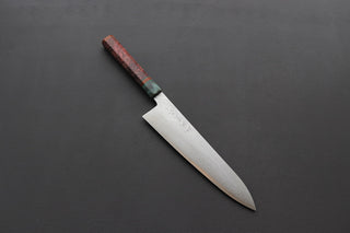 Shigeki Tanaka VG10 Damascus Gyuto 240mm w/Custom Handle - Thecooksedge