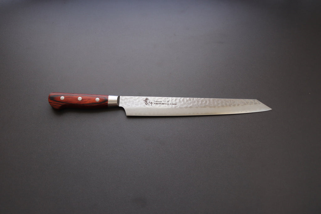Sakai Takayuki 33 Layer Damascus Kengata Sujihiki 270mm - Thecooksedge