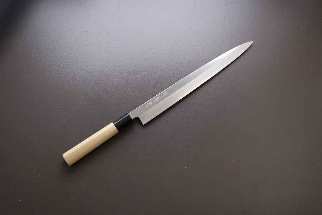 Sakai Kikumori x Yoshikazu Tanaka Gokujyo Yanagiba 300mm - Thecooksedge