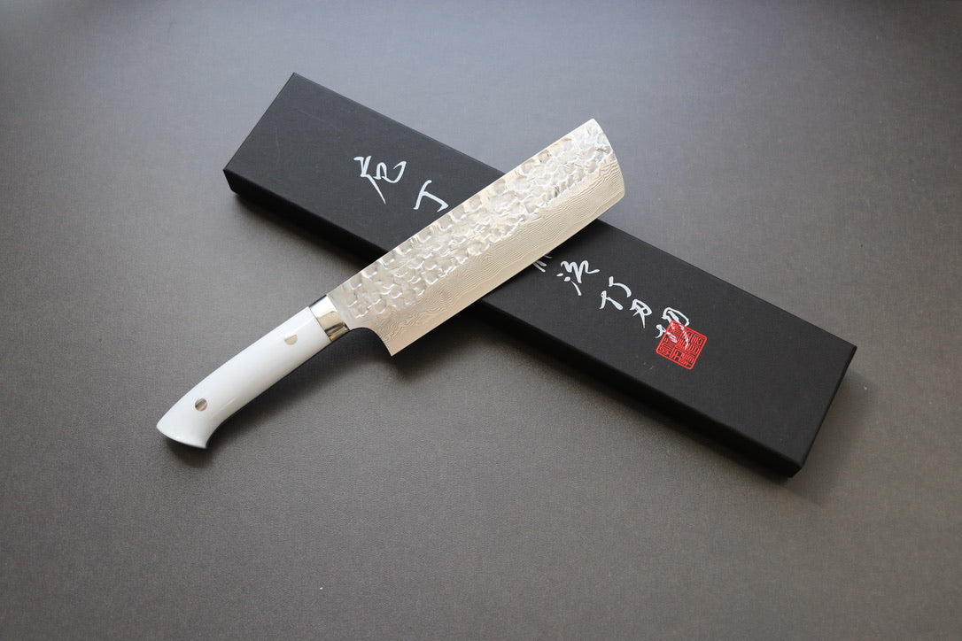 Takeshi Saji Tsuchime VG10 Nakiri 165mm - Thecooksedge