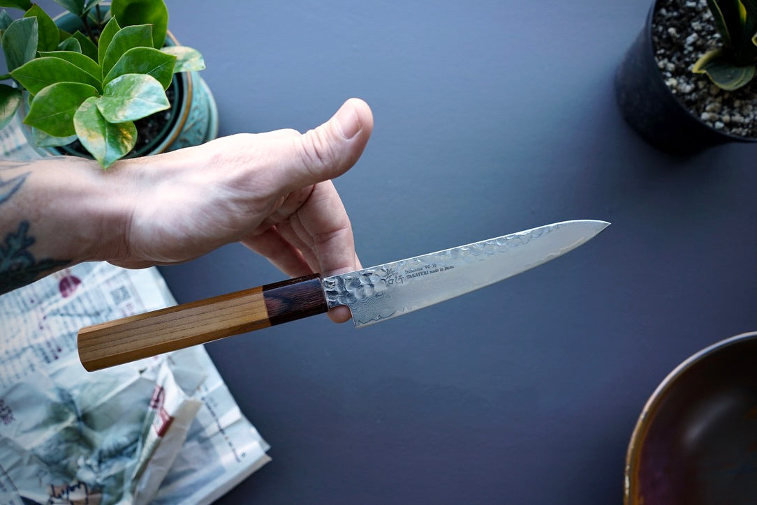 Sakai Takayuki 33 Layer Damascus Wa Petty 150mm - Thecooksedge