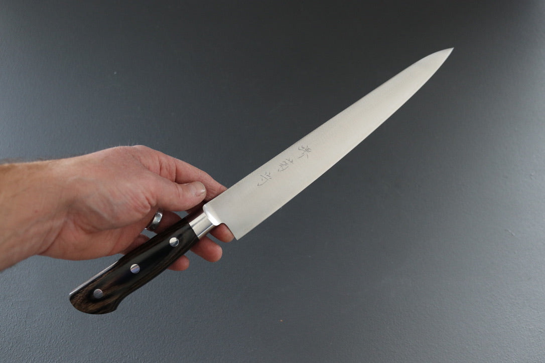 Sakai Kikumori SG2 Western Series Sujihiki 240mm - Thecooksedge