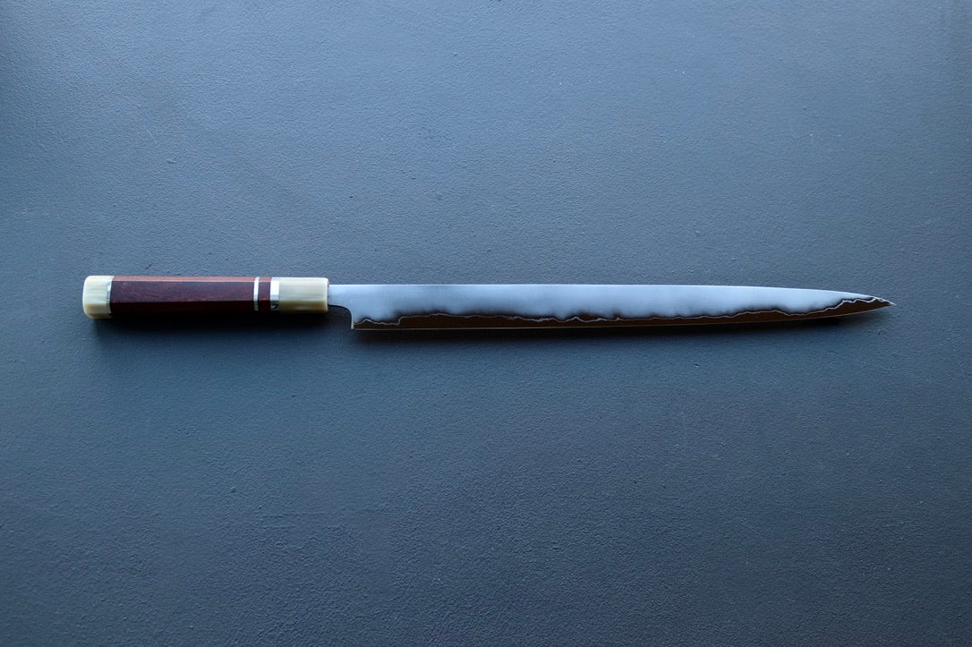 Hatsukokoro Katana Jihada Sujihiki 360mm - Thecooksedge