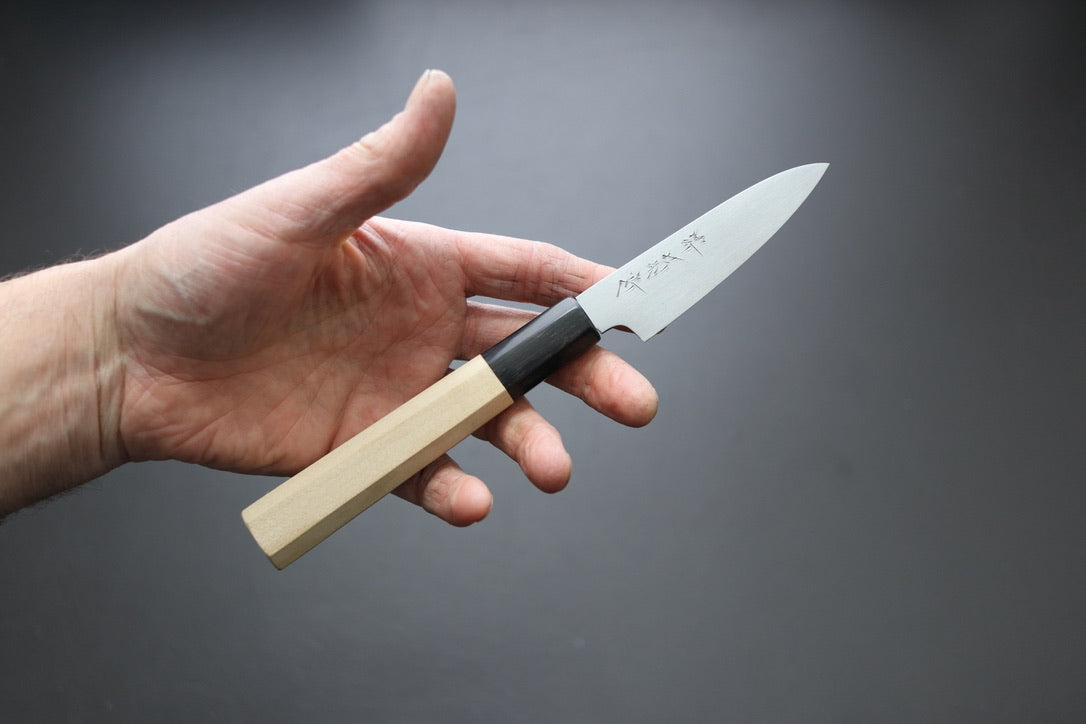 Sakai Kikumori Yoshikazu Tanaka Gokujyo Petty 90mm - Thecooksedge