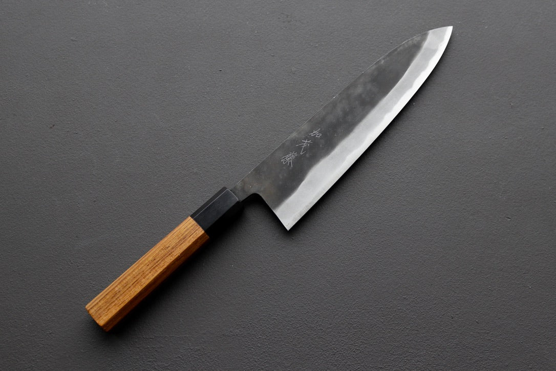 Kamo Shiro AS Kurouchi Gyuto 210mm - Thecooksedge