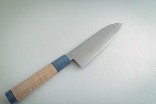 Hayabusa SG2 Maple Handle Santoku 180mm - Thecooksedge