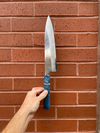 Mazaki Blue#2 Migaki Gyuto 225mm - Thecooksedge