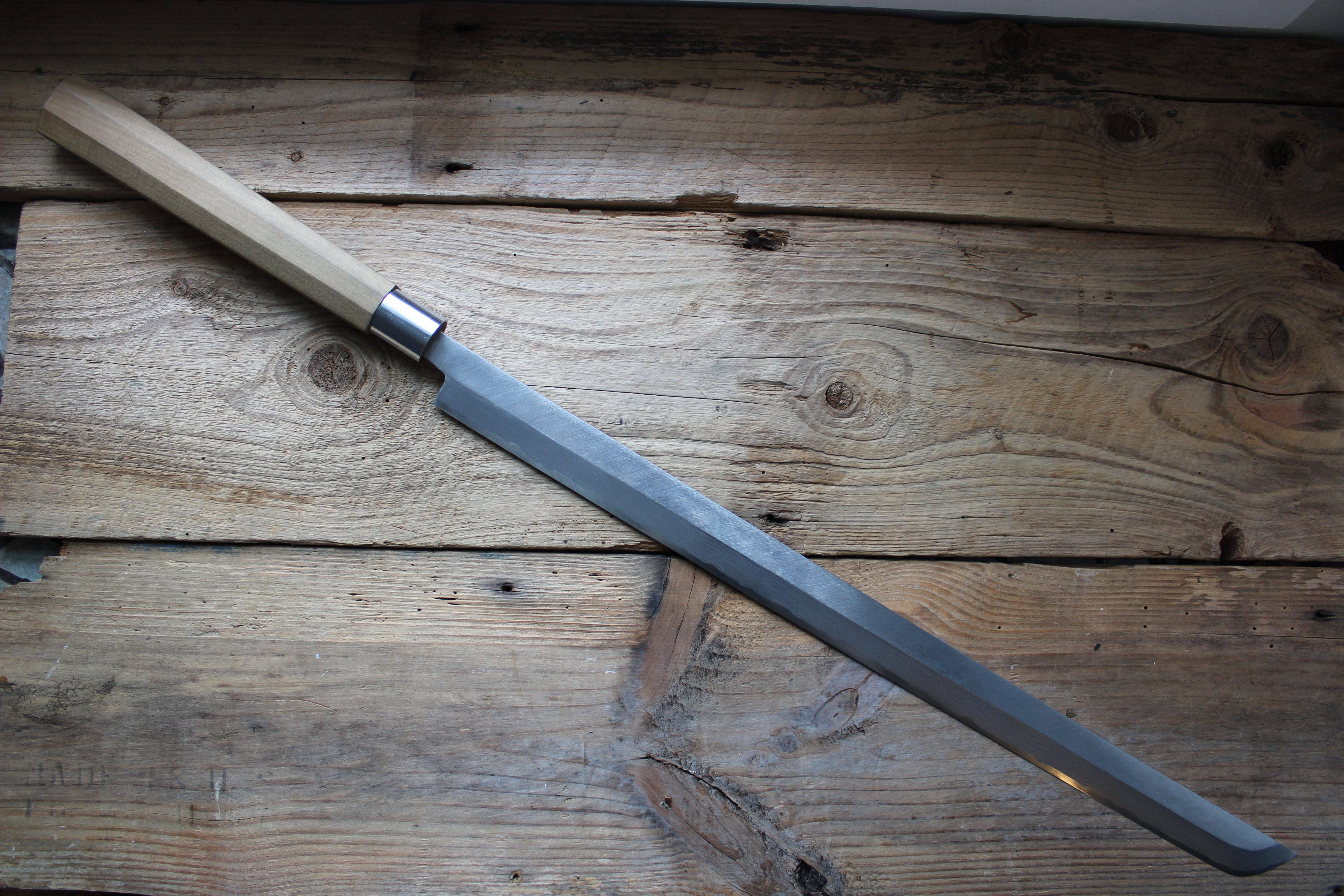 Shimizu suminagashi maguro bocho 600mm - Thecooksedge