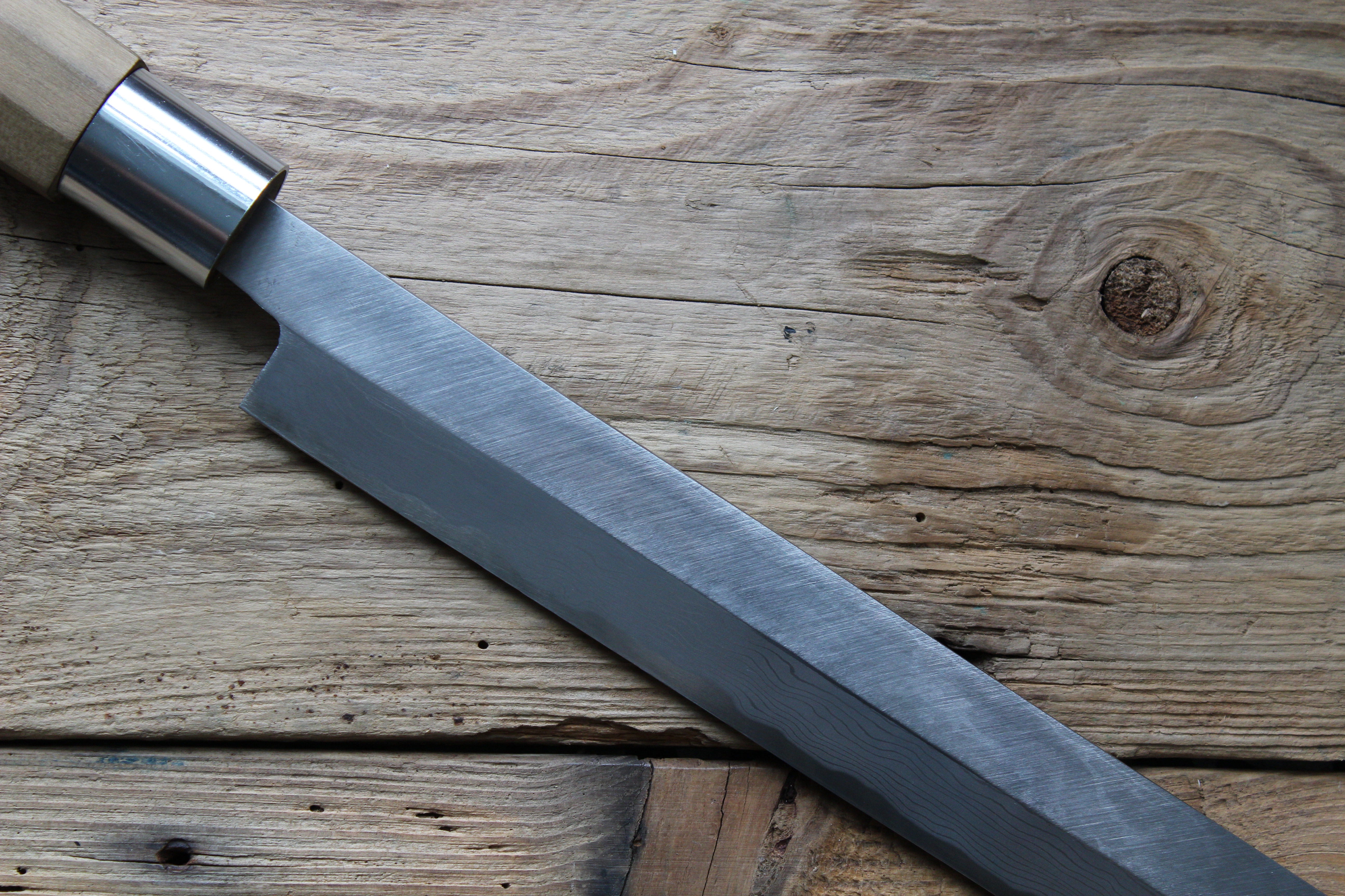 Shimizu suminagashi maguro bocho 600mm - Thecooksedge