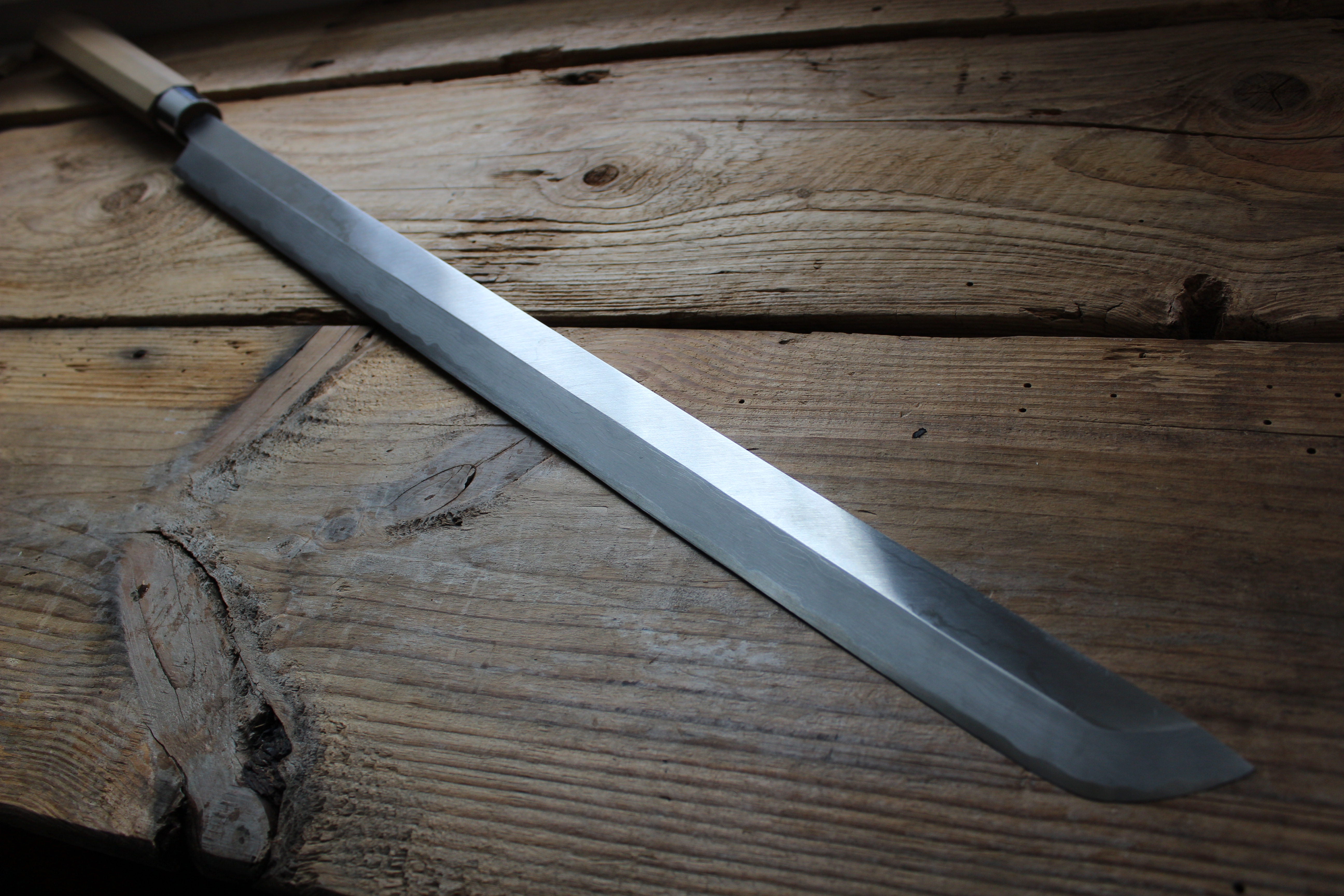 Shimizu suminagashi maguro bocho 600mm - Thecooksedge