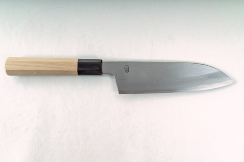 Sakai Kikuzuki Kasumi Santoku 180mm - Thecooksedge