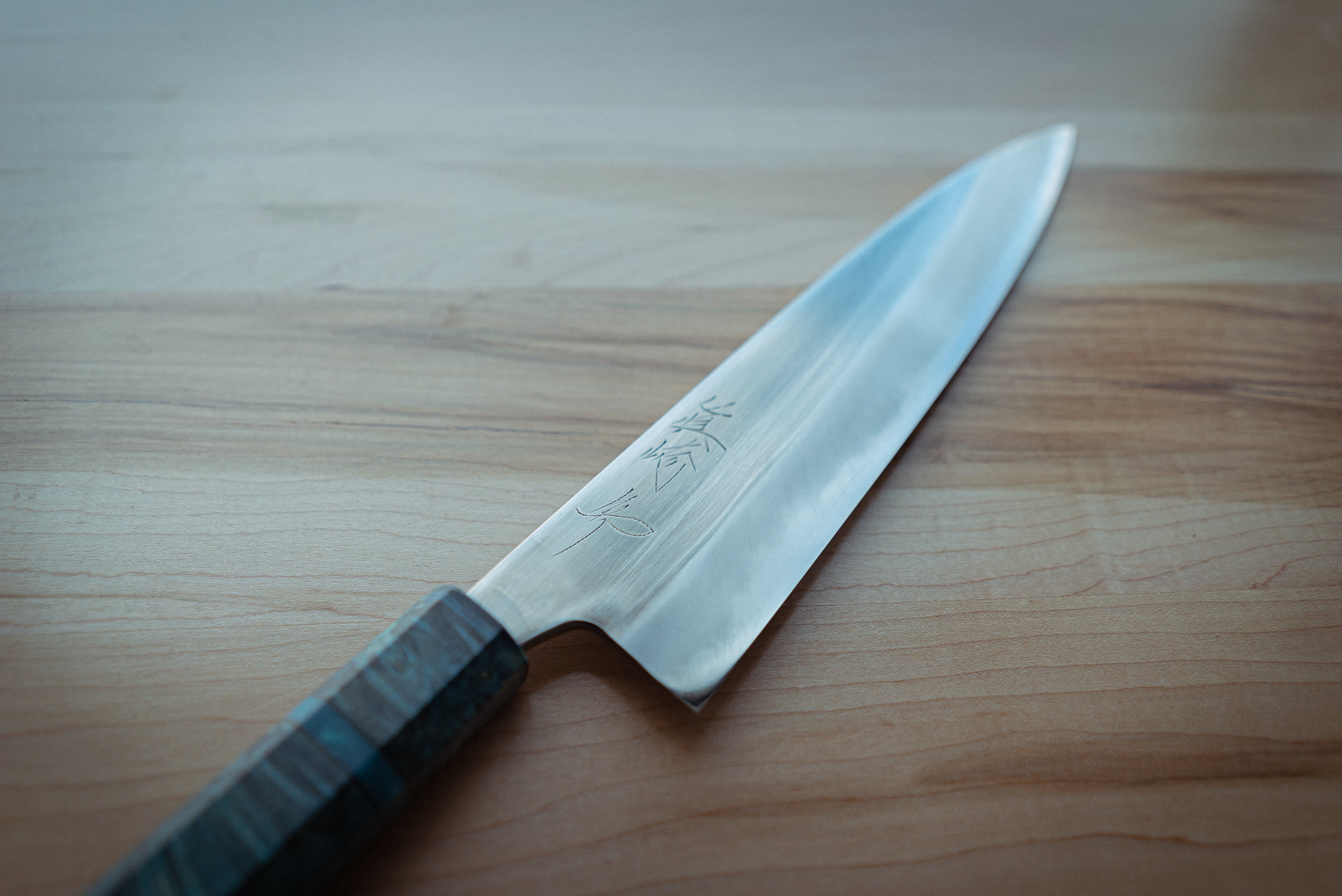 Mazaki Blue#2 Migaki Gyuto 225mm - Thecooksedge