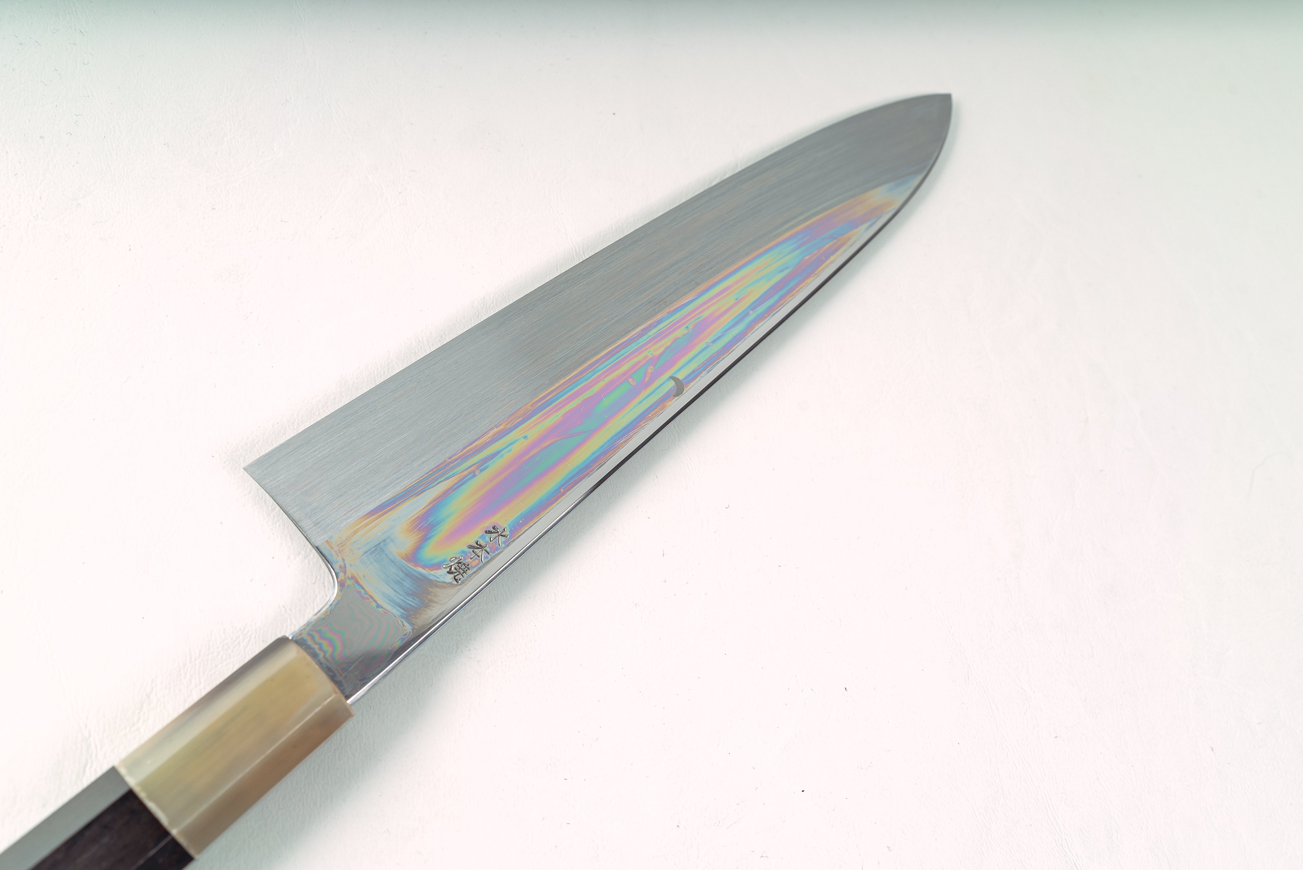 Sakai Kikumori Mt Fuji White #2 Honyaki Gyuto 240mm - Thecooksedge