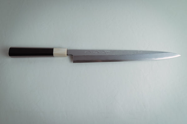 Nakagawa White#1 Damascus Yanagiba 300mm - Thecooksedge