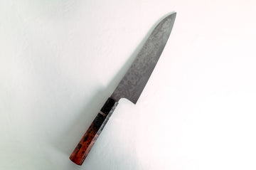Nigara Hamono Blue #2 White #2 Coreless Damascus Gyuto 240mm - Thecooksedge