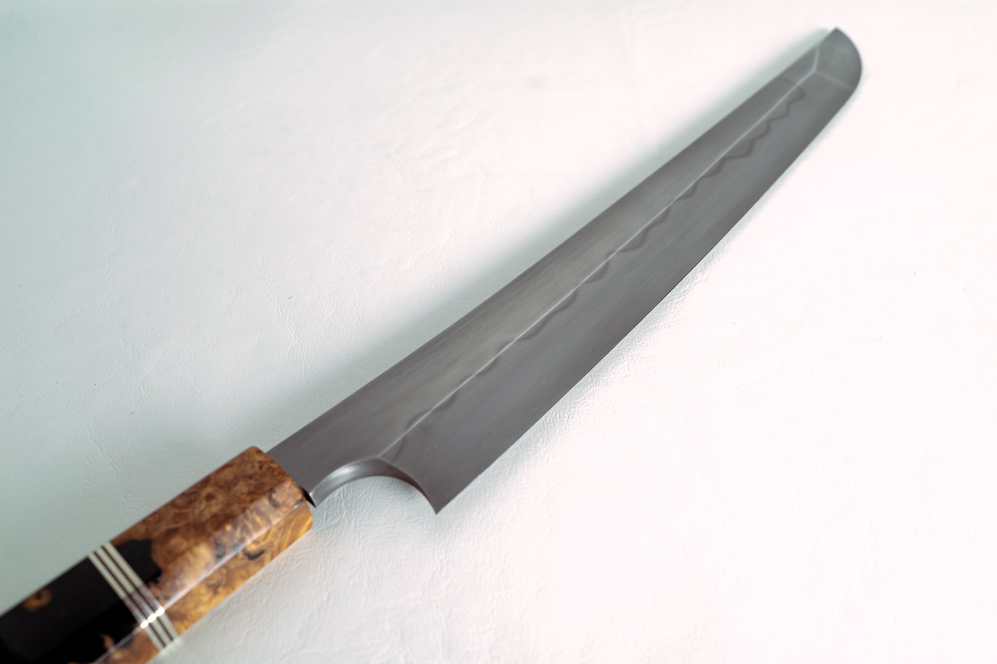 Nigara Hamono Blue #2 Honyaki Sakimaru Yanagiba 300mm - Thecooksedge