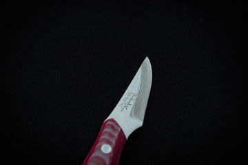 Takeshi Saji SRS13 Damascus Mini Skinner 80mm - Thecooksedge