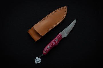Takeshi Saji SRS13 Damascus Mini Skinner 80mm - Thecooksedge