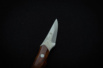 Takeshi Saji VG10 Damascus Mini Skinner 80mm - Thecooksedge