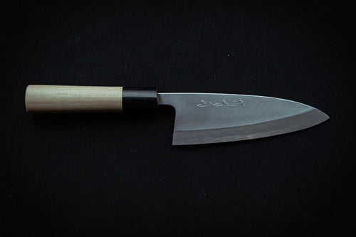 Sakai Kikumori Shironiko Deba 150mm - Thecooksedge