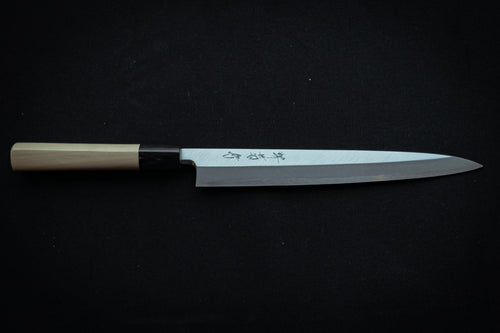 Sakai Kikumori Shironiko Yanagiba 240mm - Thecooksedge