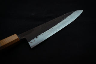 Shinkiro AS Damascus Gyuto 210mm w/Maple Handle - Thecooksedge