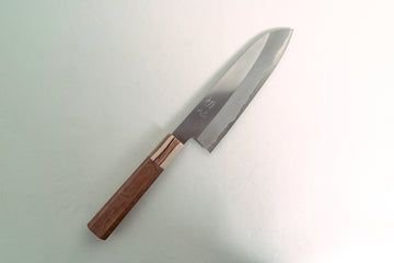 Hatsukokoro Shirahama White #2 Santoku 180mm - Thecooksedge