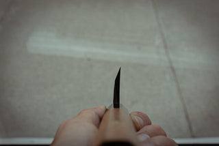 Shirasagi Kurouchi Kiritsuke Deba 165mm - Thecooksedge