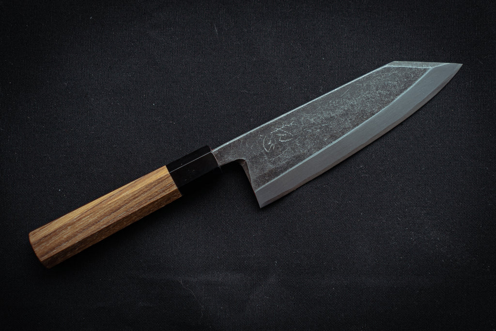 Shirasagi Kurouchi Kiritsuke Deba 180mm - Thecooksedge