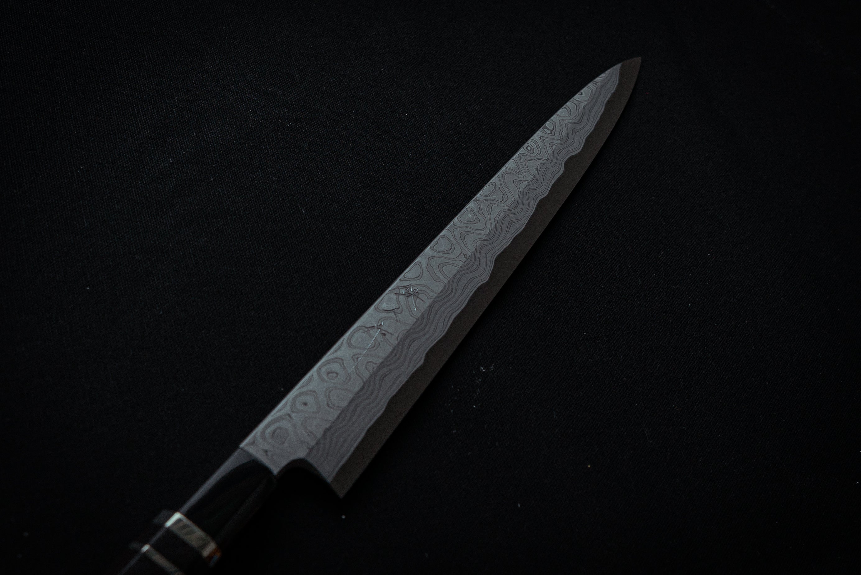 Tetsujin Hamono Blue#2 Damascus Yanagiba 300mm - Thecooksedge