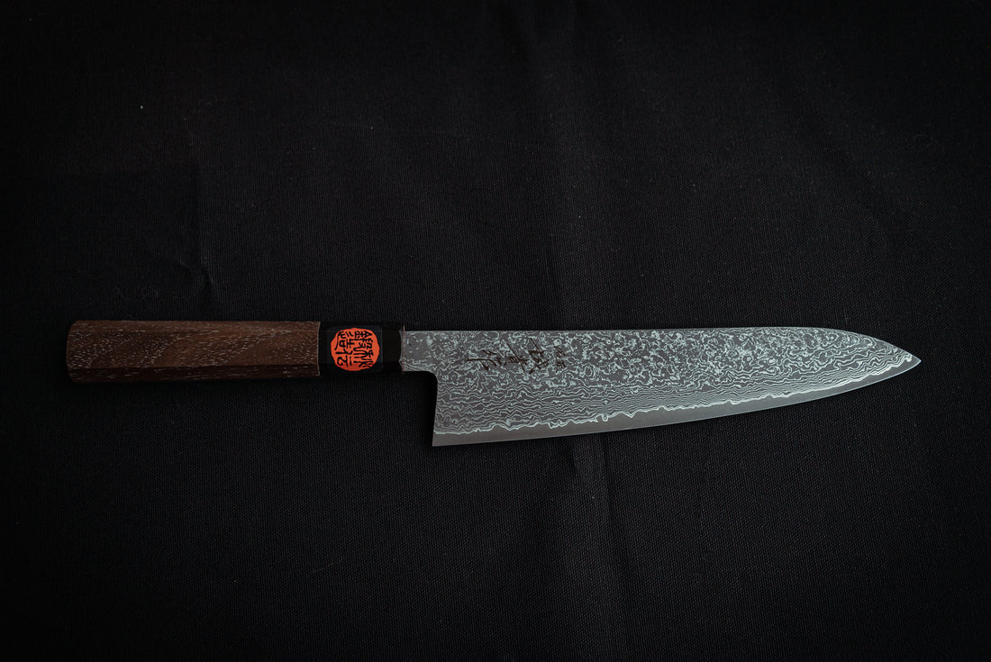 Shigeki Tanaka R2 Damascus Gyuto 210mm - Thecooksedge