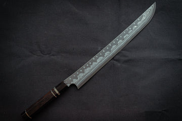 Nigara Hamono Troll Killer Sakimaru Yanagiba 360mm - Thecooksedge