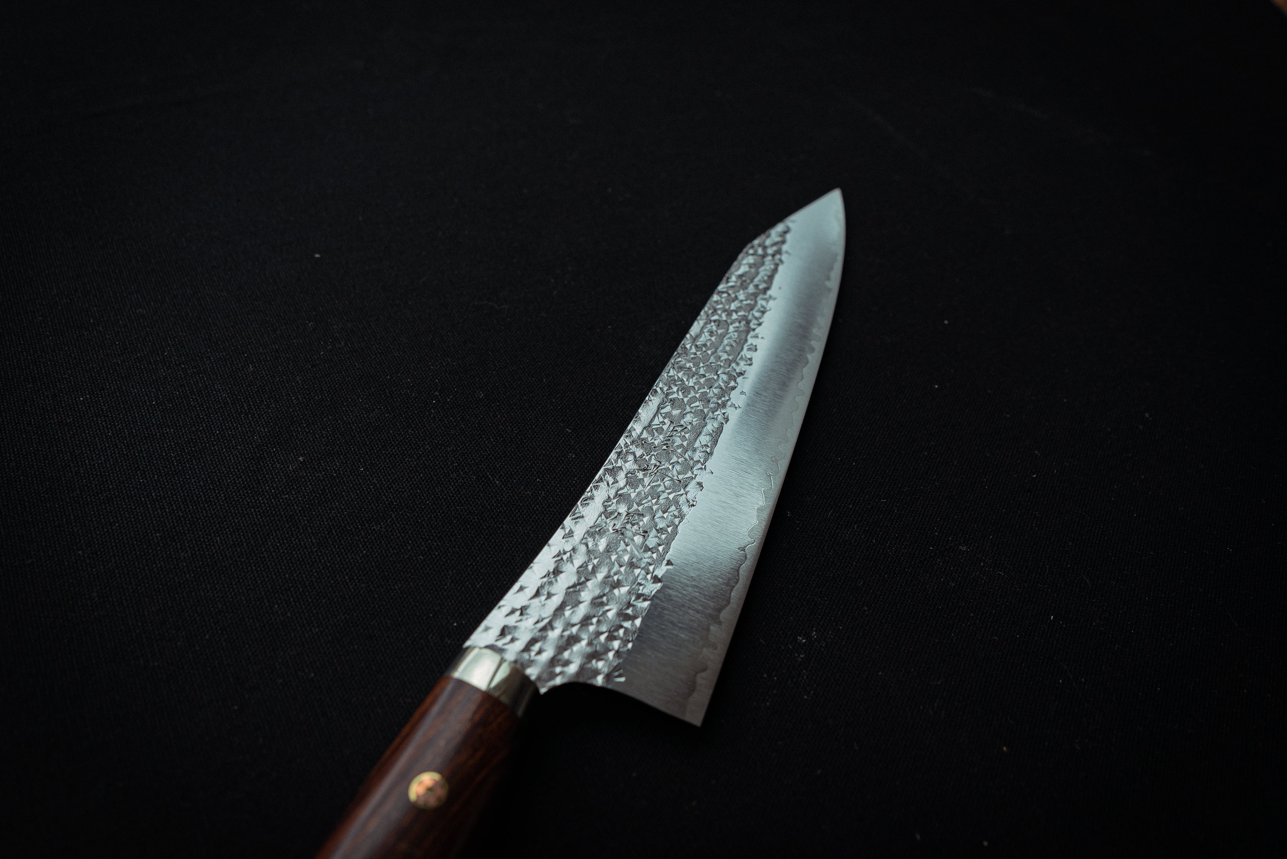 Yu Kurosaki SG2 Senko Gyuto 240mm Western Ironwood w/Teak Saya - Thecooksedge