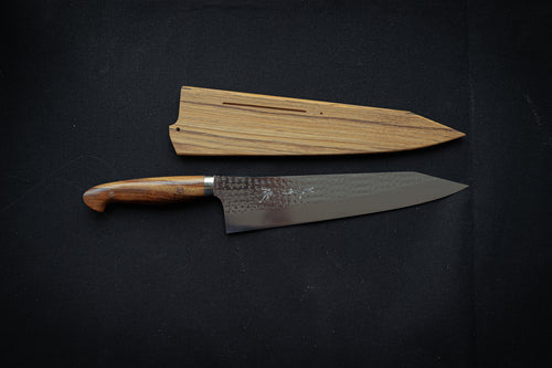 Yu Kurosaki SG2 Senko Gyuto 270mm Western Ironwood w/Teak Saya - Thecooksedge