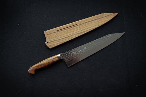 Yu Kurosaki SG2 Senko Gyuto 270mm Western Ironwood w/Teak Saya - Thecooksedge