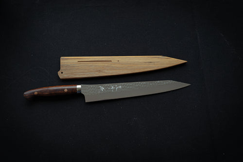 Yu Kurosaki SG2 Senko Sujihiki 270mm Western Ironwood w/Teak Saya - Thecooksedge