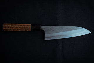 Yoshikane SKD Nashiji Santoku 165mm - Thecooksedge
