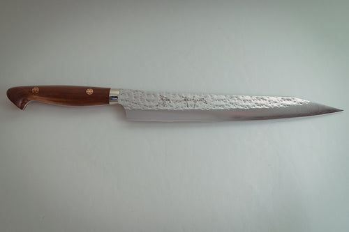 Yu Kurosaki SG2 Senko Sujihiki 240mm Western Maplewood - Thecooksedge